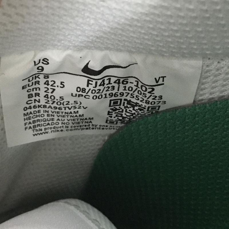 ナイキ NIKE スニーカー スニーカー FJ4146 102 AIR FORCE1 07 27cm 箱有 27.0cm ロゴ、文字 白 / ホワイト / X 緑 / グリーン /  メンズ USED 古着 中古 10131952