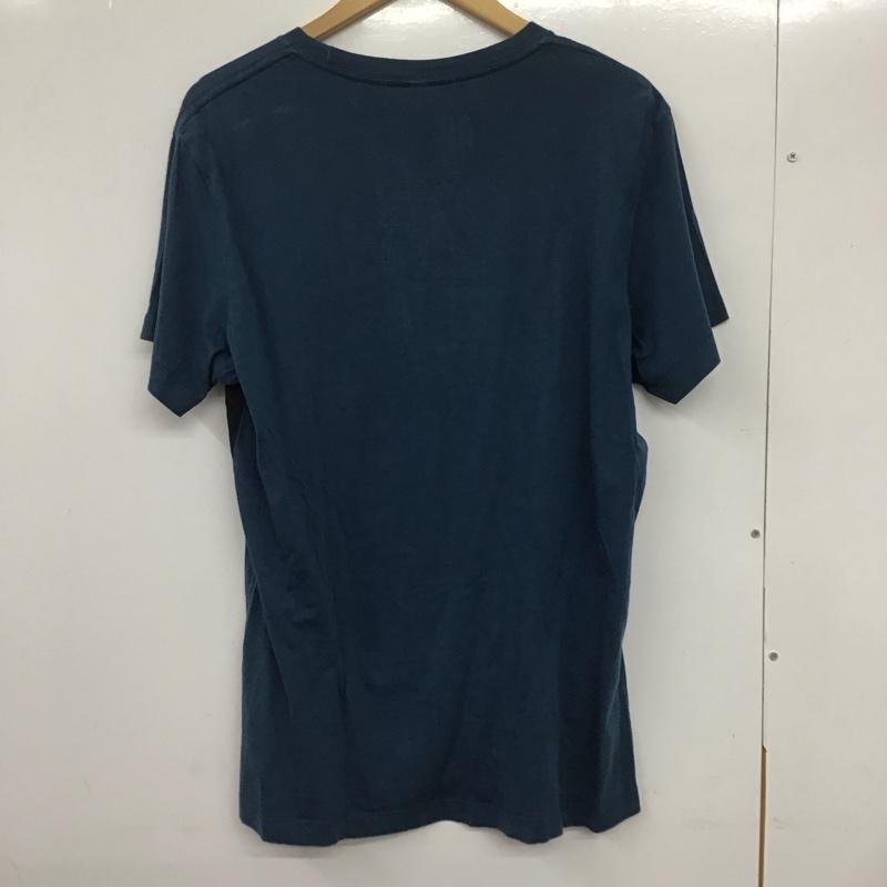 ディーゼル DIESEL Tシャツ 半袖 半袖カットソー プリントTシャツ クルーネックカットソー M プリント 青 / ブルー /  メンズ USED 古着 中古 10132372