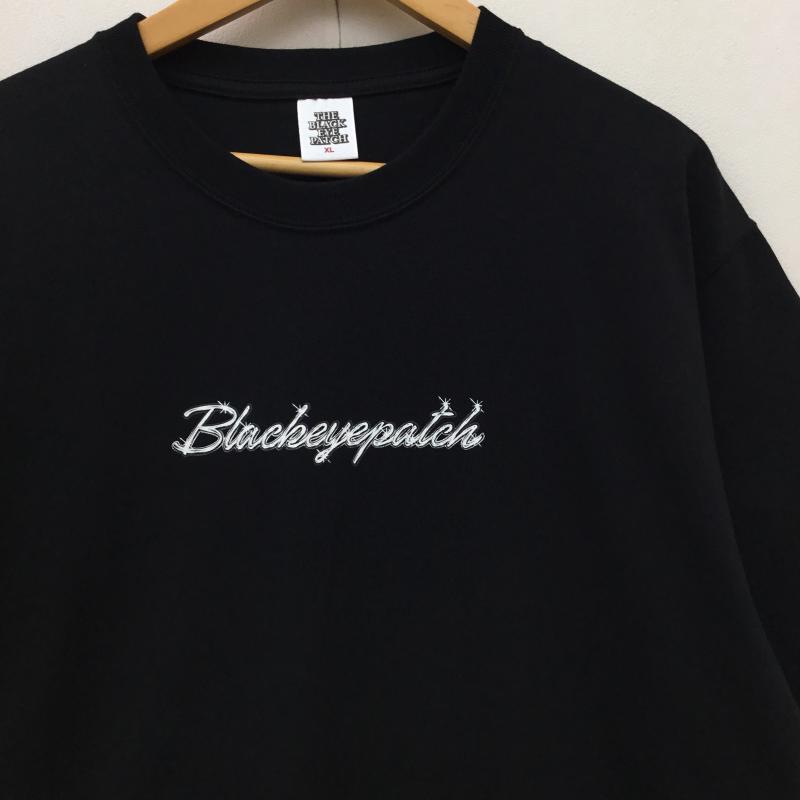 ブラックアイパッチ Black eye patch Tシャツ 半袖 XL ロゴ、文字 黒 / ブラック /  メンズ USED 古着 中古 10145796