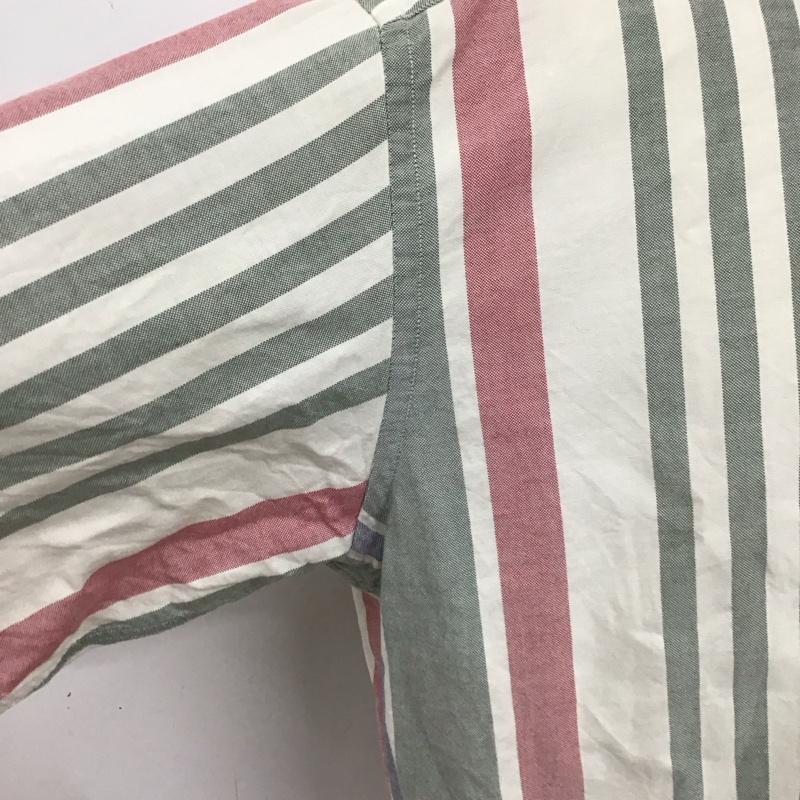 トミーヒルフィガー TOMMY HILFIGER シャツ、ブラウス 長袖 長袖シャツ ストライプシャツ カラーシャツ ボタンダウンシャツ M ストライプ マルチカラー / マルチカラー /  メンズ USED 古着 中古 10127729
