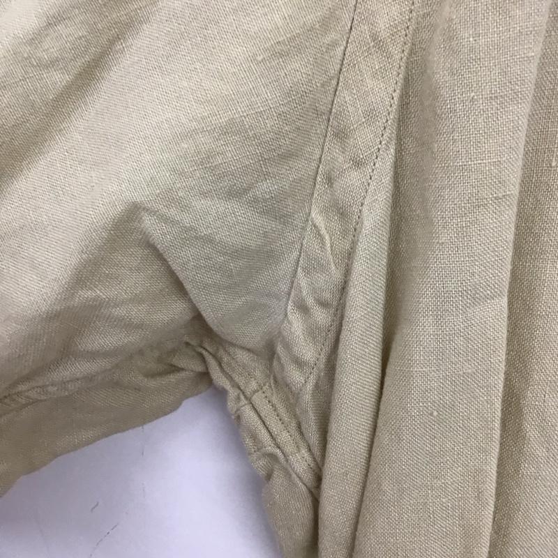 ラルフローレン RALPHLAUREN シャツ、ブラウス 半袖 半袖シャツ 無地シャツ カラーシャツ ボタンダウンシャツ M ロゴ、文字 ベージュ / ベージュ /  メンズ USED 古着 中古 10133965