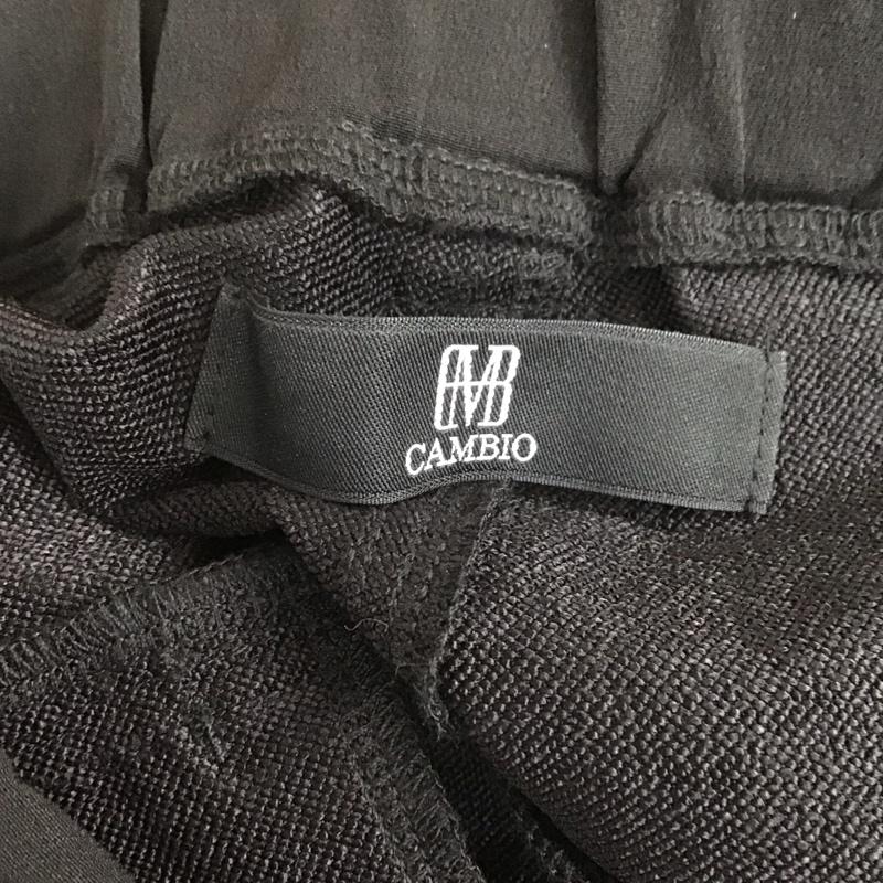 カンビオ CAMBIO パンツ ワークパンツ、ペインターパンツ カーゴパンツ カジュアルパンツ スリムパンツ ワークパンツ ミリタリーパンツ S 無地 黒 / ブラック /  メンズ USED 古着 中古 10106735