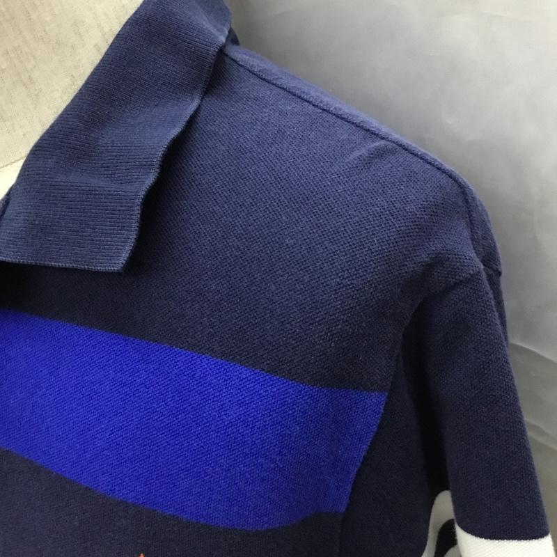 ポロバイラルフローレン Polo by RALPH LAUREN ポロシャツ 半袖 半袖ポロシャツ カラーシャツ 半袖カットソー XL ボーダー柄 マルチカラー / マルチカラー /  メンズ USED 古着 中古 10115825