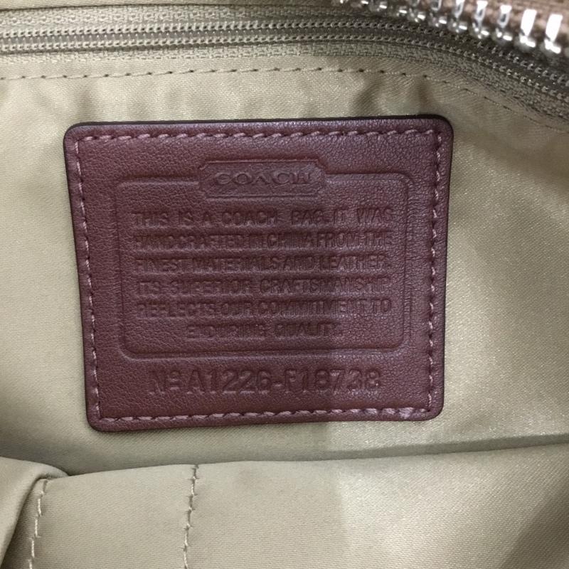 コーチ COACH トートバッグ トートバッグ F18738 シグネチャー ロゴ、文字 ベージュ / ベージュ /  レディース USED 古着 中古 10144338