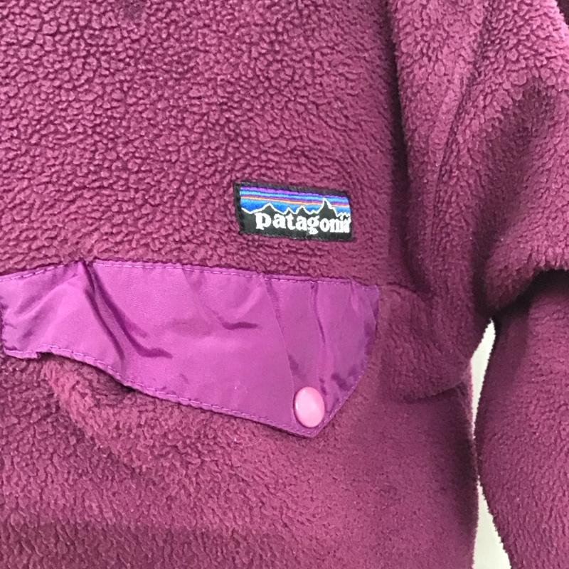 パタゴニア patagonia ジャケット、上着 ジャケット、ブレザー プルオーバージャケット 長袖カットソー アウトドア アウター M ロゴ、文字 紫 / パープル /  メンズ USED 古着 中古 10122082