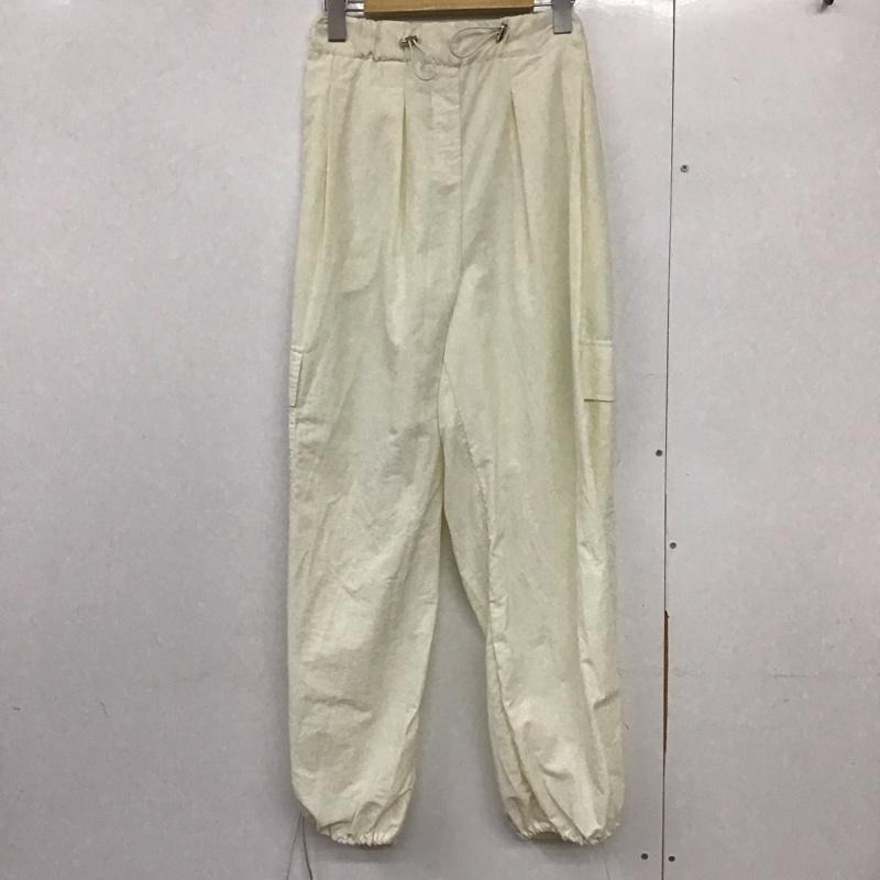 ローリーズファーム LOWRYS FARM パンツ ワークパンツ、ペインターパンツ FREE 無地 白 / ホワイト /  レディース USED 古着 中古 10140584