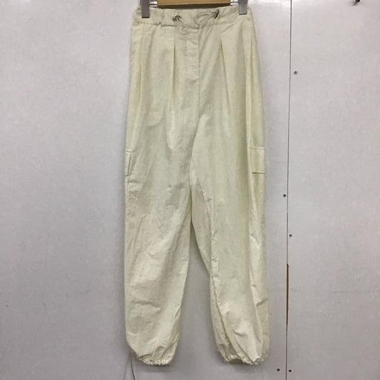 ローリーズファーム LOWRYS FARM パンツ ワークパンツ、ペインターパンツ FREE 無地 白 / ホワイト /  レディース USED 古着 中古 10140584