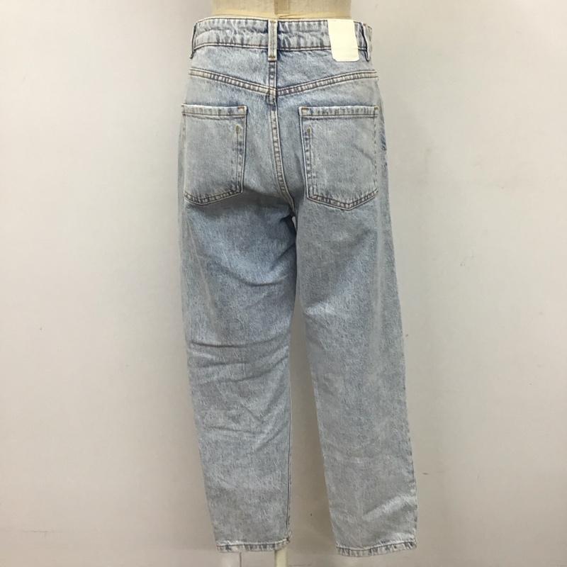 ザラ ZARA パンツ デニム、ジーンズ ハイウエスト ハイライズ 無地 青 / ブルー /  レディース USED 古着 中古 10116497