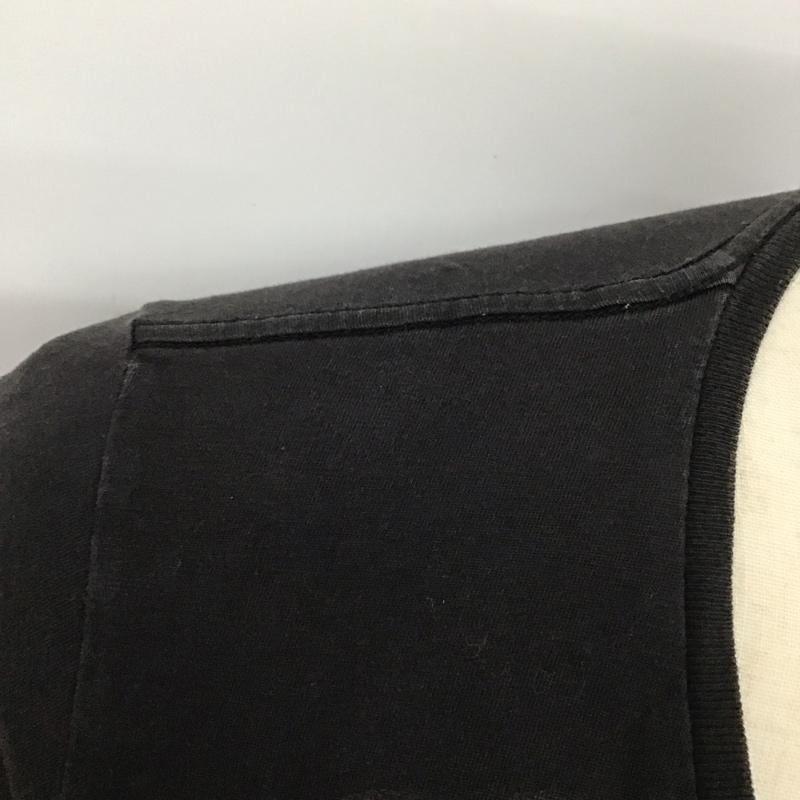 ディーゼル DIESEL Tシャツ 半袖 半袖カットソー プリントTシャツ クルーネックカットソー M プリント 黒 / ブラック /  メンズ USED 古着 中古 10126234