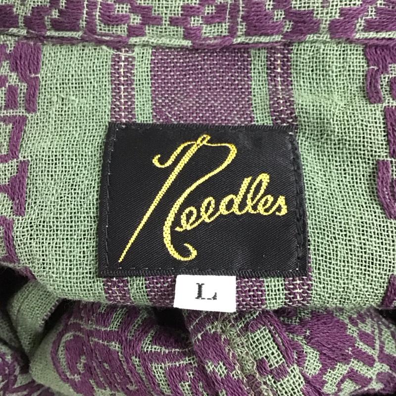 ニードルス Needles シャツ、ブラウス 半袖 半袖シャツ プリントシャツ ポケットシャツ L プリント マルチカラー / マルチカラー /  メンズ USED 古着 中古 10125510