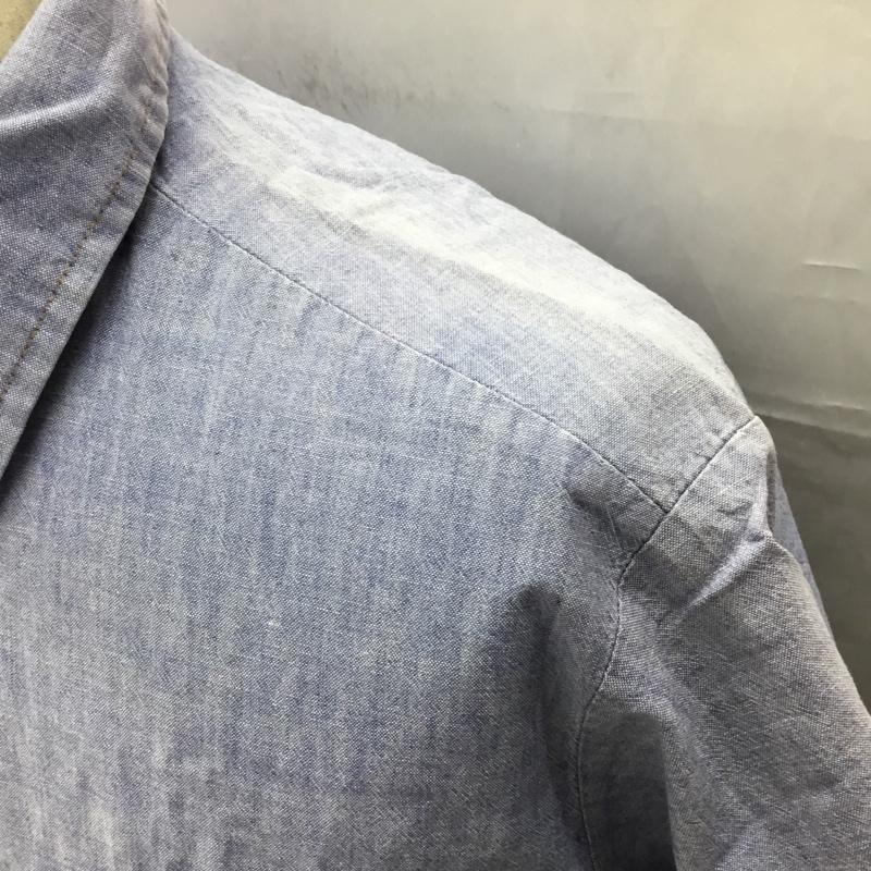 ビッグベン BIGBEN シャツ、ブラウス 半袖 M 無地 水色 / ライトブルー /  メンズ USED 古着 中古 10112801