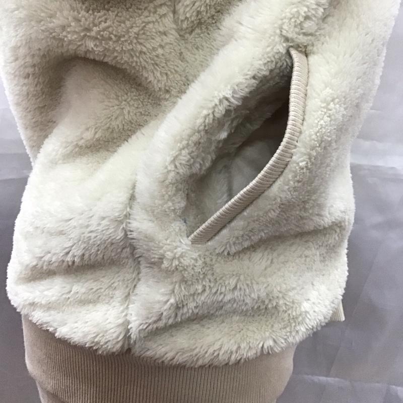 アディダスネオレーベル adidas NEO Label パーカー 長袖 M32618 MID52 トレーニング SC ボアフーデッドジャケット タグ付 M 無地 オフホワイト / オフホワイト /  レディース USED 古着 中古 10113278