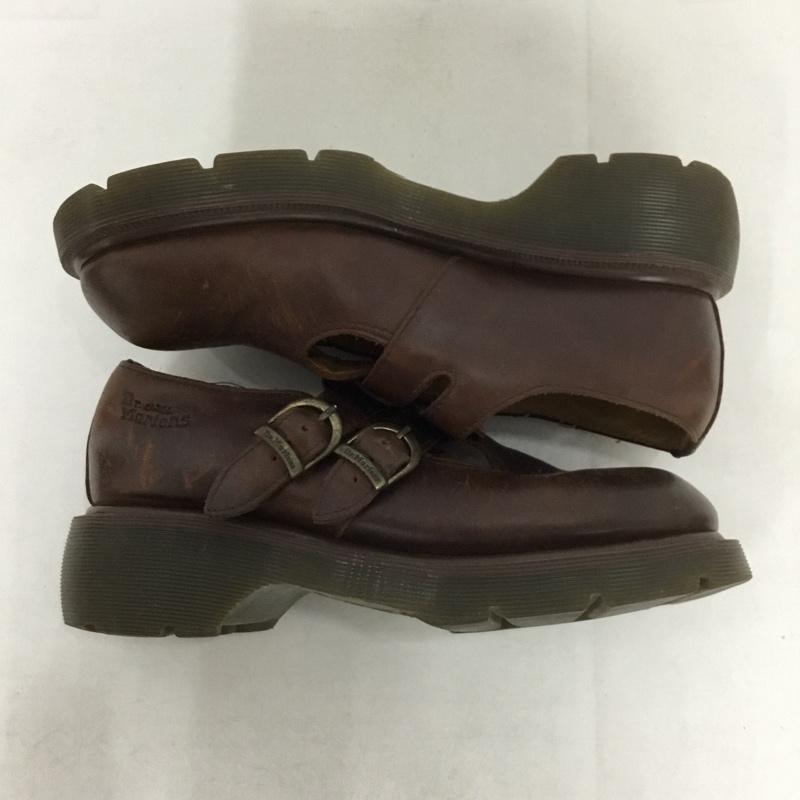 ドクターマーチン Dr.Martens 革靴 革靴 8065 メリージェーン 6 レザー ロゴ、文字 茶 / ブラウン /  レディース USED 古着 中古 10141924