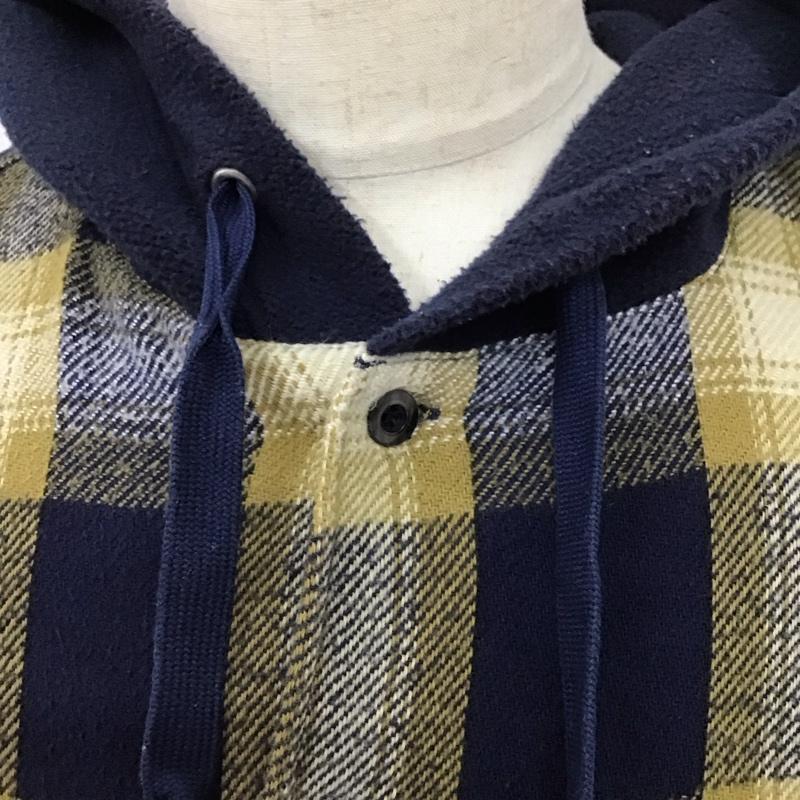 ディセンダント DESCENDANT パーカー 長袖 長袖シャツパーカー チェックシャツ 長袖カットソー 1 チェック マルチカラー / マルチカラー /  メンズ USED 古着 中古 10120379