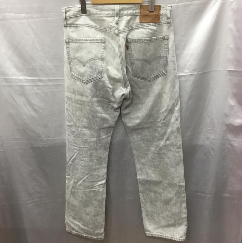リーバイストラウスアンドコー Levi Strauss & co. パンツ デニム、ジーンズ デニムパンツ ストレートパンツ ワイドパンツ カジュアルパンツ 33インチ 無地 灰 / グレー /  メンズ USED 古着 中古 10115025