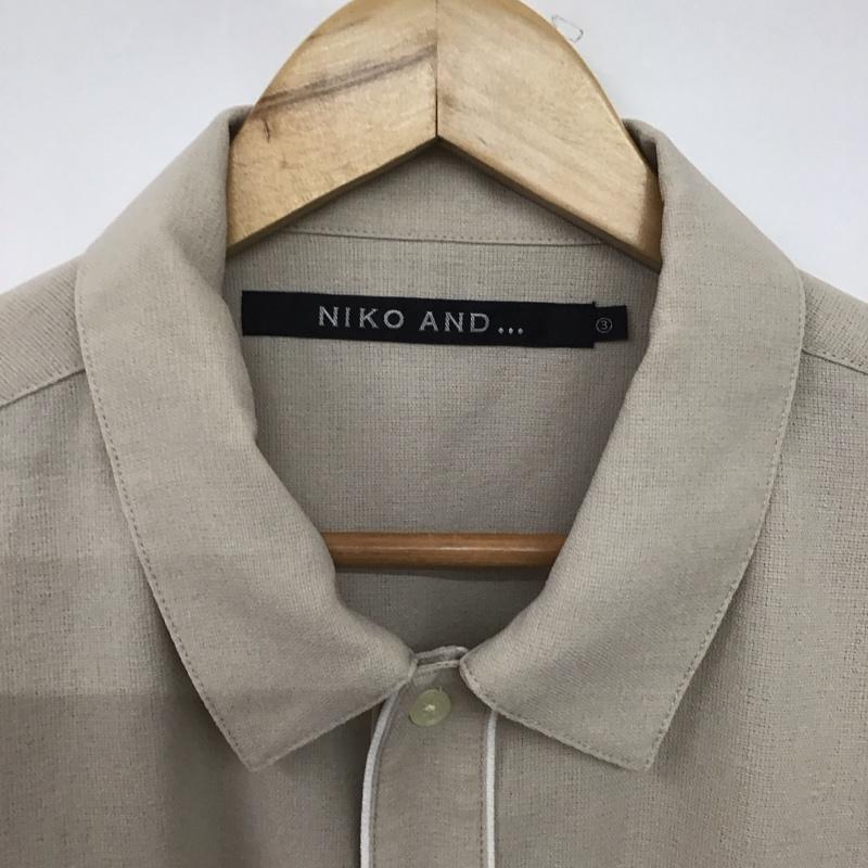 ニコアンド niko and... シャツ、ブラウス 半袖 半袖シャツ 無地シャツ 3 無地 マルチカラー / マルチカラー /  メンズ USED 古着 中古 10146723