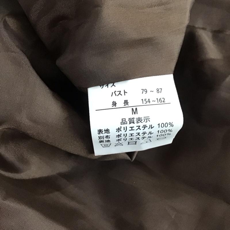 ダブルクローゼット w closet ワンピース ロングスカート Vネック 半袖 花柄 茶 / ブラウン /  レディース USED 古着 中古 10145962