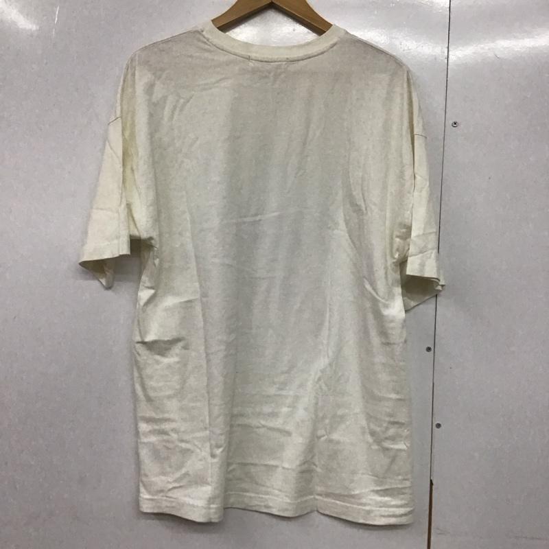 サマンサモスモスブルー Samansa Mos2 blue Tシャツ 半袖 1210938 オーバーサイズ FREE ロゴ、文字 白 / ホワイト /  レディース USED 古着 中古 10144105