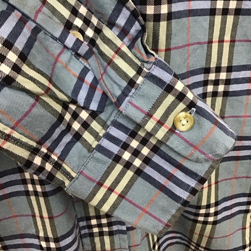 バーバリーロンドン Burberry London シャツ、ブラウス 長袖 長袖シャツ カラーシャツ ポケットシャツ 長袖カットソー チェックシャツ M チェック マルチカラー / マルチカラー /  メンズ USED 古着 中古 10119019