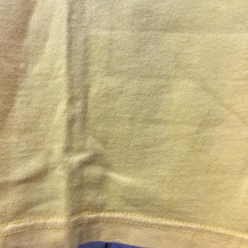 古着 USED Tシャツ 半袖 半袖カットソー プリントTシャツ クルーネックカットソー M ロゴ、文字 黄 / イエロー /  メンズ USED 古着 中古 10115629