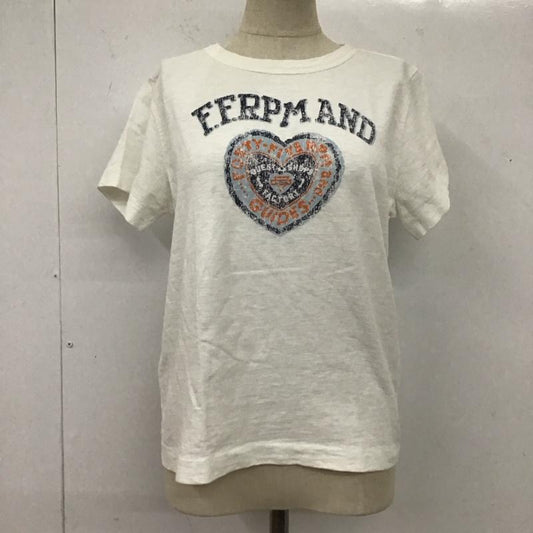 フォーティーファイブアールピーエム 45RPM Tシャツ 半袖 クルーネック コットン 1 プリント 白 / ホワイト /  レディース USED 古着 中古 10112625