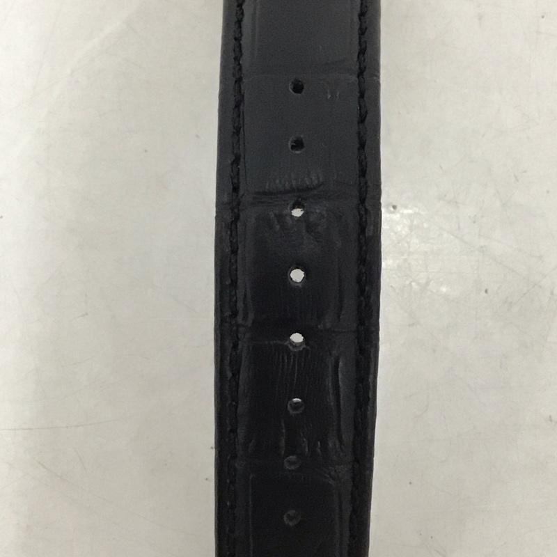 ニューヨーカー NEWYORKER 腕時計 アナログ（自動巻き） NY002 カレンダー レザーベルト 箱有 ロゴ、文字 黒 / ブラック /  メンズ USED 古着 中古 10134478
