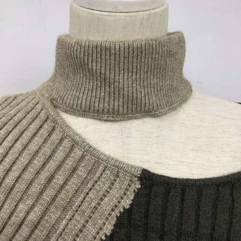 ジェイダ GYDA ニット、セーター 長袖 072052619001 ダイアゴナルニット TOPS FREE 無地 マルチカラー / マルチカラー /  レディース USED 古着 中古 10140060