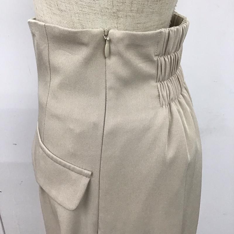 エヌナチュラルビューティーベーシック N.NATURALBEAUTYBASIC スカート ロングスカート 166-1120352 バックスリット M 無地 ベージュ / ベージュ /  レディース USED 古着 中古 10123076