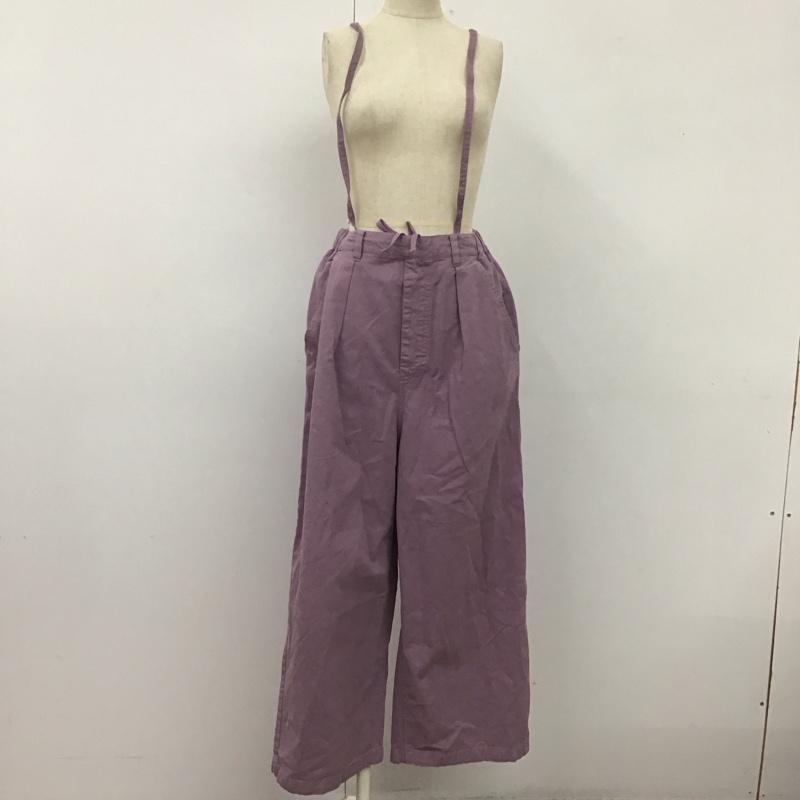 ニコアンド niko and... ボトムス ボトムス サスツキリラックスパンツ ワイドパンツ カジュアルパンツ M 無地 紫 / パープル /  レディース USED 古着 中古 10109246
