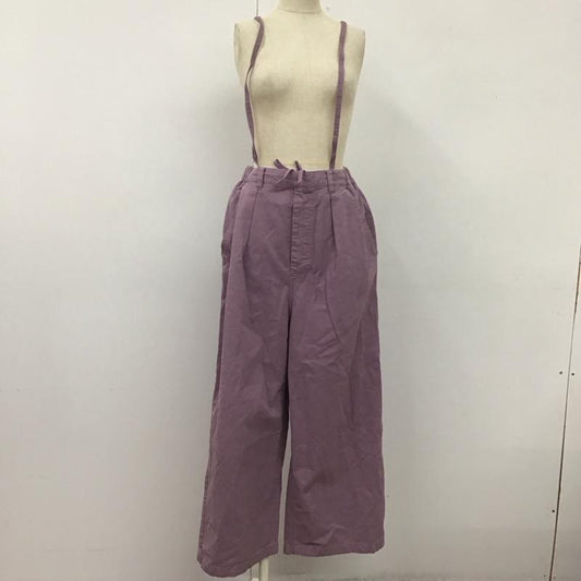 ニコアンド niko and... ボトムス ボトムス サスツキリラックスパンツ ワイドパンツ カジュアルパンツ M 無地 紫 / パープル /  レディース USED 古着 中古 10109246