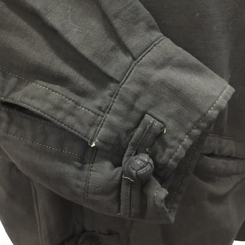 テンダーロイン TENDERLOIN ジャケット、上着 ジャケット、ブレザー f.c.fatigue shirt jkt ノーカラージャケット L 無地 黒 / ブラック /  メンズ USED 古着 中古 10112807