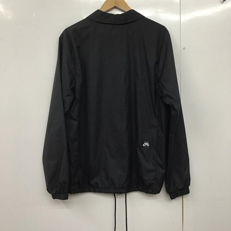 ナイキ NIKE ジャケット、上着 ジャケット、ブレザー ao0565-010 SHIELDCOACHJACKET フロントボタン M ロゴ、文字 黒 / ブラック /  メンズ USED 古着 中古 10143479