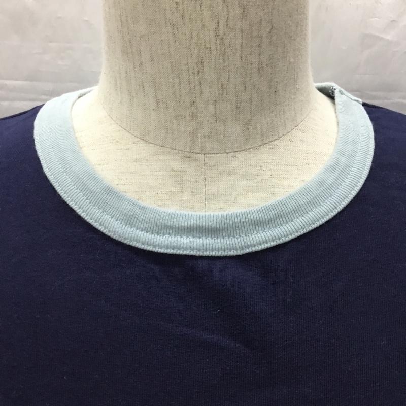 アヴィレックス AVIREX Tシャツ 半袖 半袖カットソー プリントTシャツ クルーネックカットソー XXL プリント 紺 / ネイビー /  メンズ USED 古着 中古 10120454