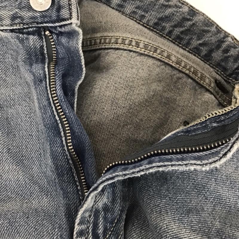 ザラ ZARA パンツ デニム、ジーンズ デニムパンツ ワイドパンツ カジュアルパンツ 38 無地 インディゴ / インディゴ /  レディース USED 古着 中古 10128932