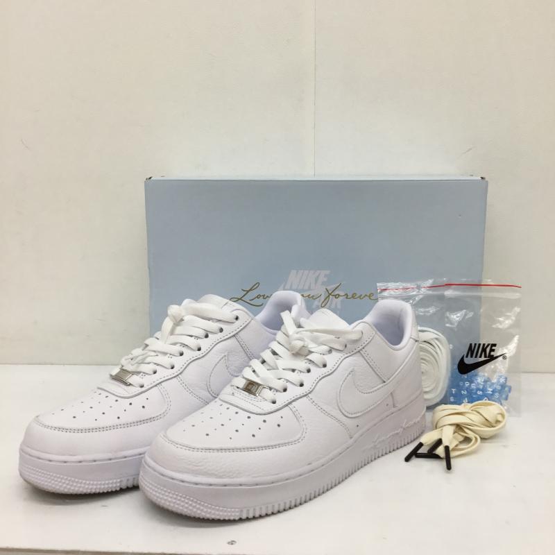ナイキ NIKE スニーカー スニーカー CZ8065-100 Drake NOCTA × Nike Air Force 1 Low Certified Lover Boy White ドレイク ノクタ × ナイキ エアフォース1 ロー サーティファイド ラバー ボーイ 27.5cm ロゴ、文字 白 / ホワイト /  メンズ USED 古着 中古 10120981