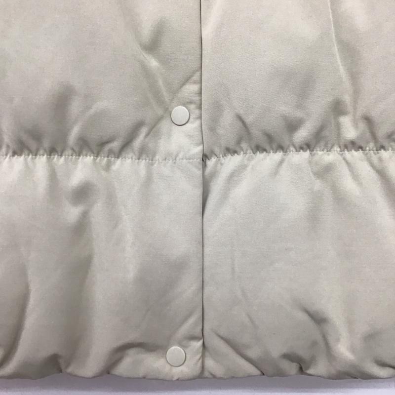 ユニクロ UNIQLO ベスト ベスト 211-472014 ダウンクロップドベスト L 無地 ベージュ / ベージュ /  レディース USED 古着 中古 10145433