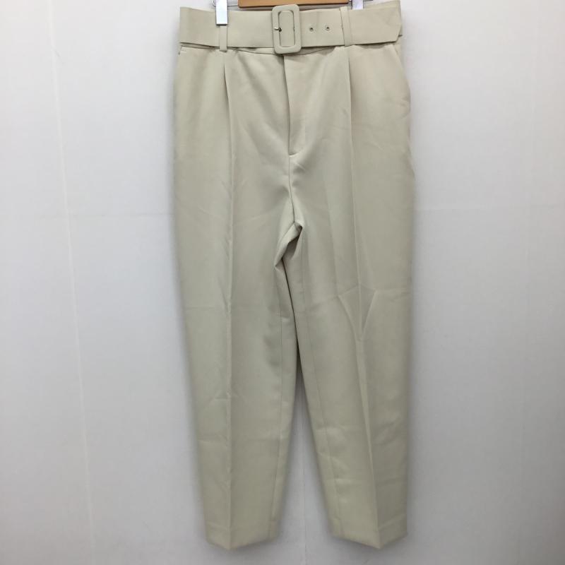 ザラ ZARA パンツ スラックス XL 無地 アイボリー / アイボリー /  レディース USED 古着 中古 10139903
