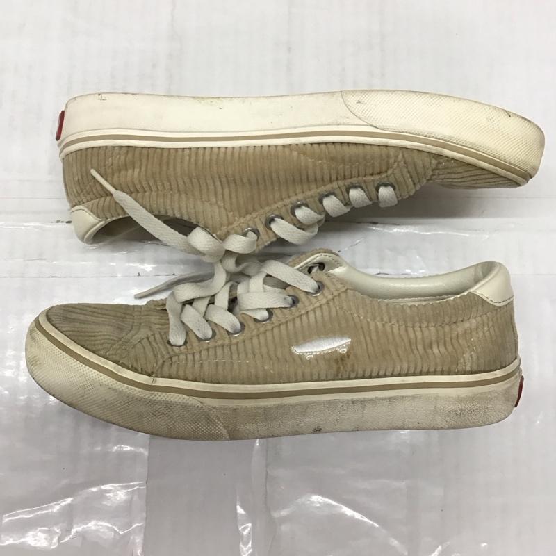 バンズ VANS スニーカー スニーカー V311CF CORD コーデュロイ 23.5cm 23.5cm ワンポイント ベージュ / ベージュ /  レディース USED 古着 中古 10115650