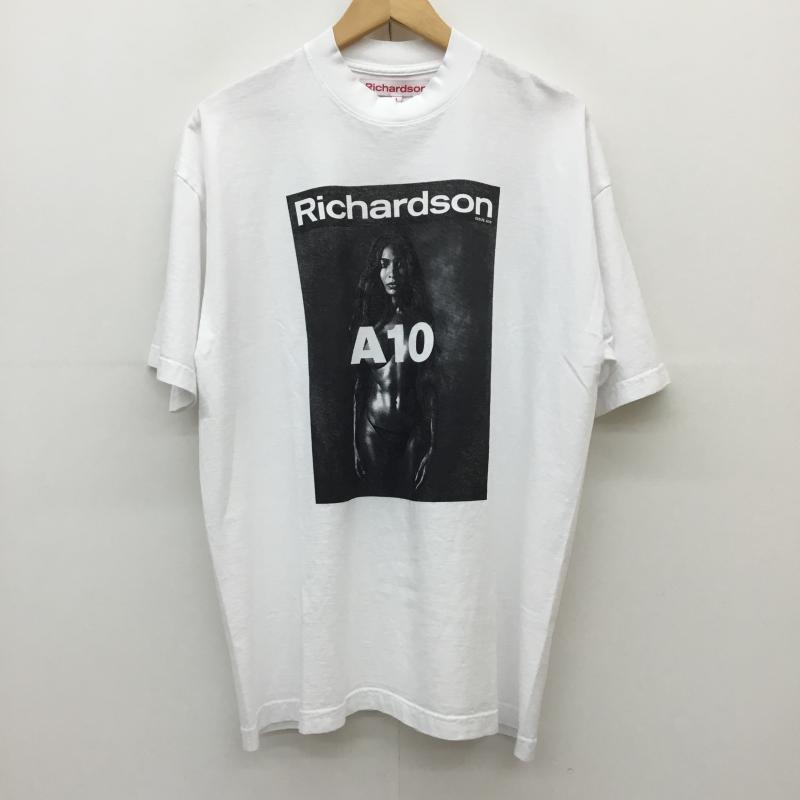リチャードソン RICHARDSON Tシャツ 半袖 L プリント 白 / ホワイト /  メンズ USED 古着 中古 10110356