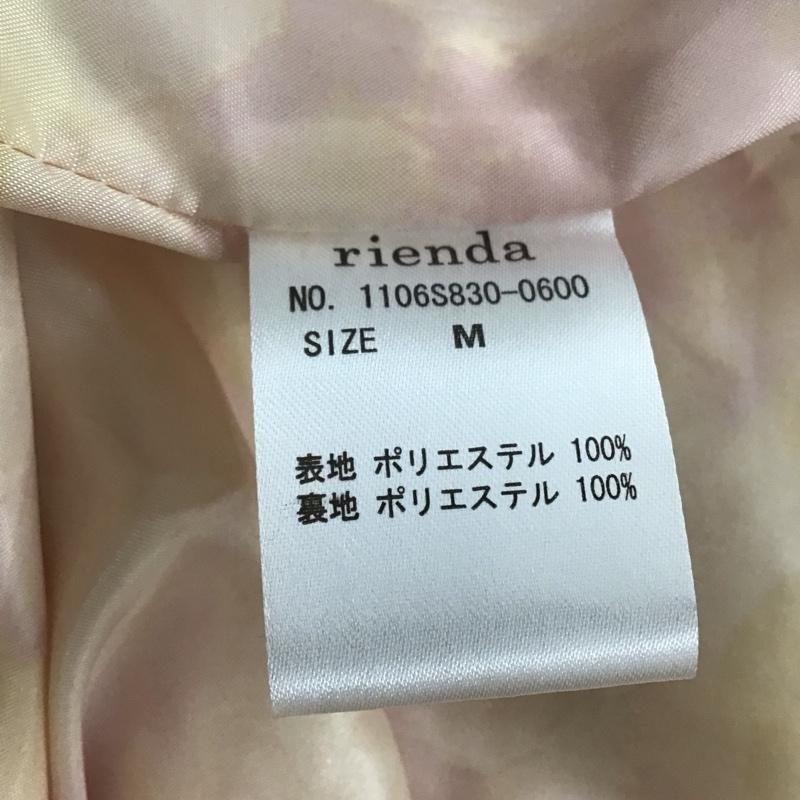 リエンダ rienda ジャケット、上着 ジャケット、ブレザー カジュアルジャケット アウター カラージャケット M 無地 橙 / オレンジ /  レディース USED 古着 中古 10127473