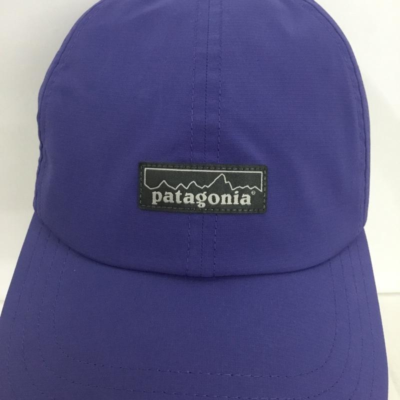 パタゴニア patagonia 帽子 キャップ 6パネル ロゴ、文字 青 / ブルー /  メンズ USED 古着 中古 10137912