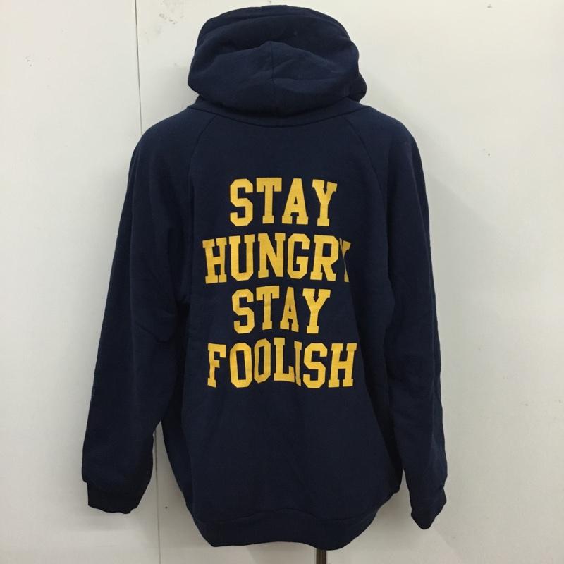 ダブリューピー WP パーカー 長袖 WP08-T167 CAMBER WORLDGREATSSPULLPARKA 長袖パーカー XL ロゴ、文字 紺 / ネイビー /  メンズ USED 古着 中古 10120949