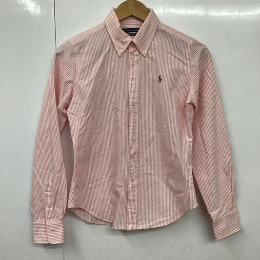ラルフローレン RALPHLAUREN シャツ、ブラウス 長袖 ボタンダウンシャツ 6 ストライプ マルチカラー / マルチカラー /  レディース USED 古着 中古 10130347