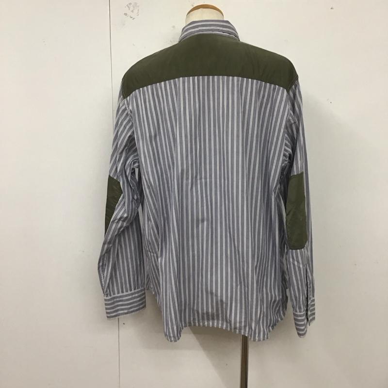 アベイシングエイプ A BATHING APE シャツ、ブラウス 長袖 長袖シャツ カラーシャツ ポケットシャツ 長袖カットソー ストライプシャツ XXL ストライプ マルチカラー / マルチカラー /  メンズ USED 古着 中古 10124705