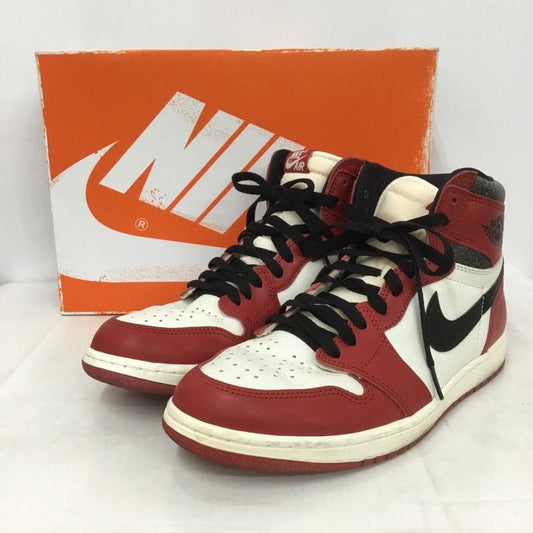 ナイキ NIKE スニーカー スニーカー DZ5485 612 AIR JORDAN 1 RETRO HIGH OG 28.5cm 箱有 28.5cm ロゴ、文字 白 / ホワイト / X 黒 / ブラック / X 赤 / レッド /  メンズ USED 古着 中古 10141541