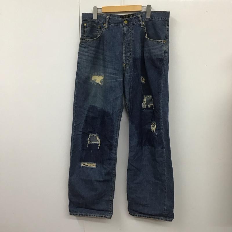 エフエイティー FAT パンツ デニム、ジーンズ L 無地 インディゴ / インディゴ /  メンズ USED 古着 中古 10109887