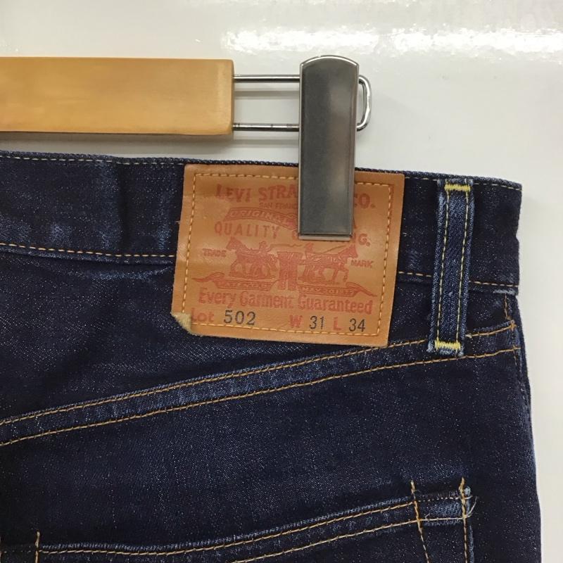 リーバイス Levi s パンツ デニム、ジーンズ 00502-0064 502 日本製 W31 L34 31インチ 無地 インディゴ / インディゴ /  メンズ USED 古着 中古 10142006