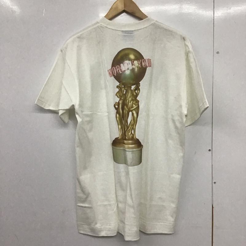 ベイプ BAPE Tシャツ 半袖 半袖カットソー プリントTシャツ クルーネックカットソー scarface L プリント 白 / ホワイト /  メンズ USED 古着 中古 10148378