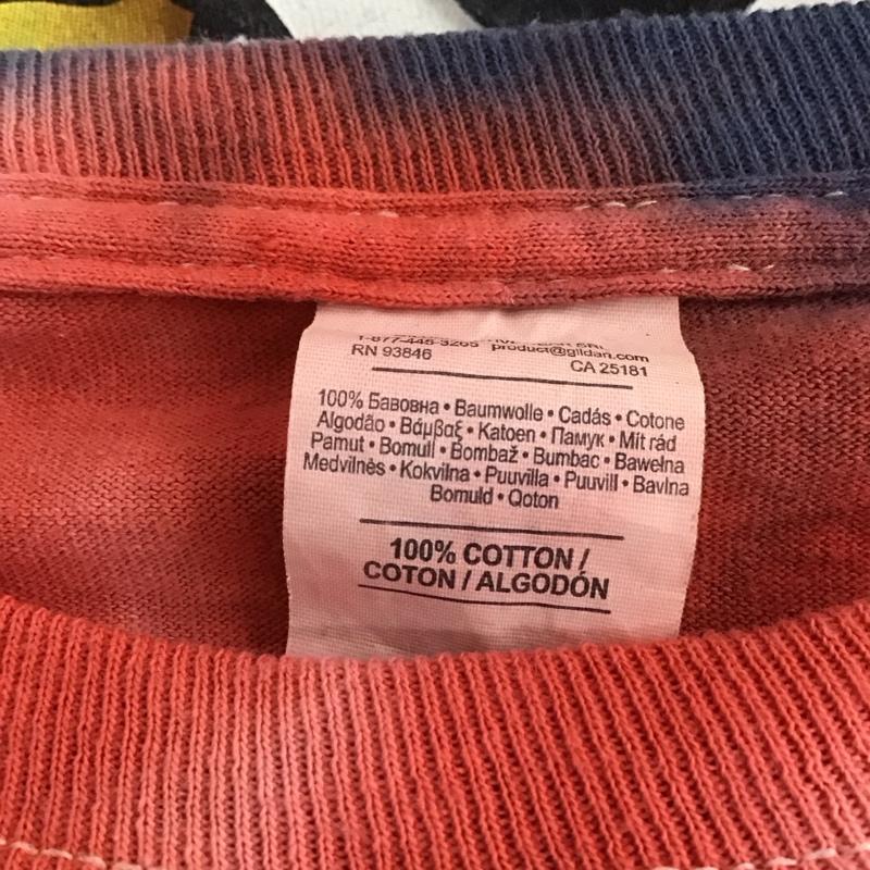 古着 USED カットソー 長袖 長袖カットソー プリントカットソー クルーネック L プリント マルチカラー / マルチカラー /  メンズ USED 古着 中古 10138193