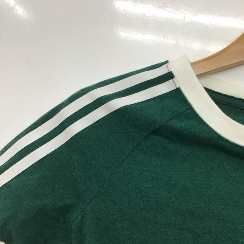 アディダス adidas Tシャツ 半袖 M 無地 緑 / グリーン /  レディース USED 古着 中古 10144236